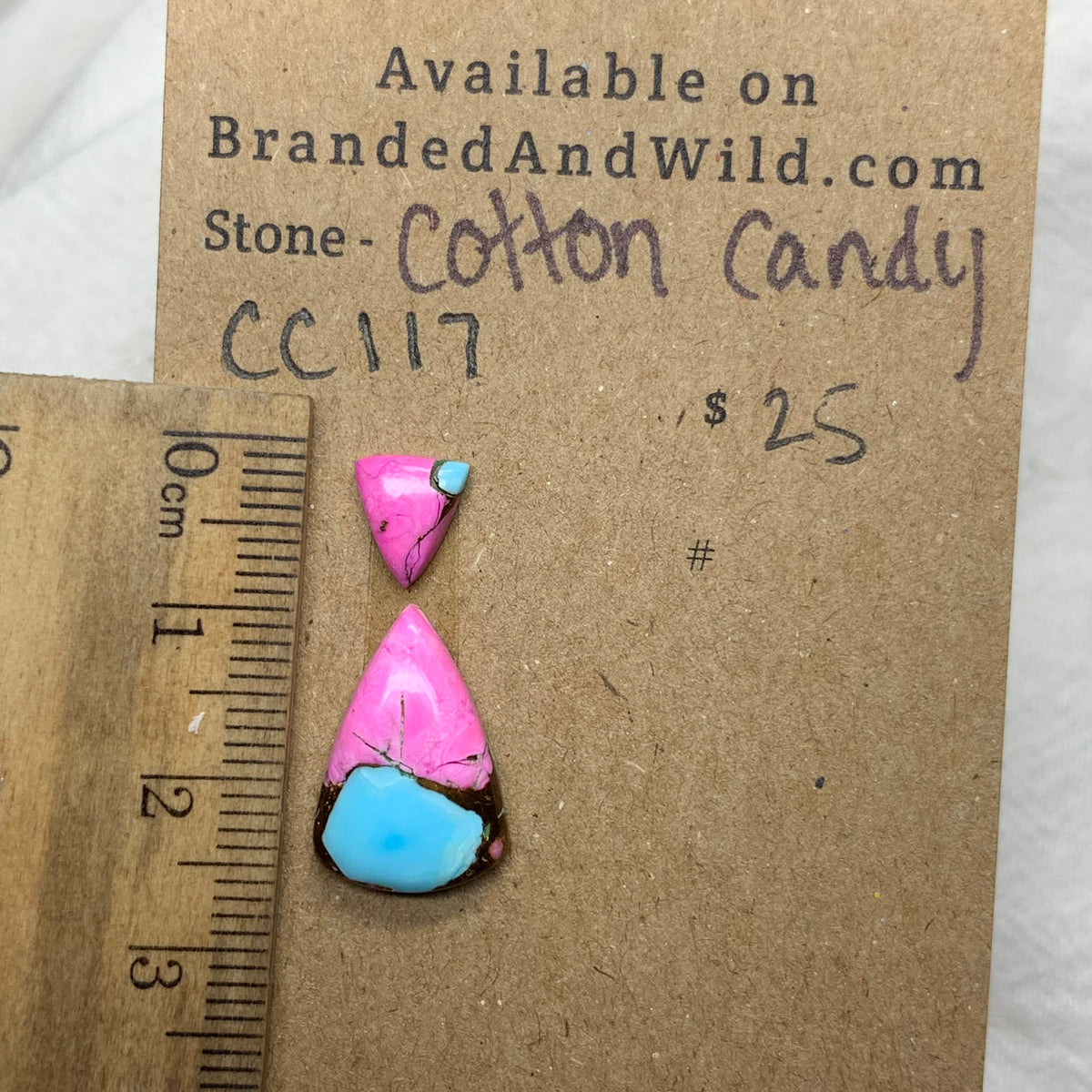 Cotton Candy Cabochon - CC117 39D02F86-481C-4D44-9FA1-EC843E259AC6 Brandedandwild.com