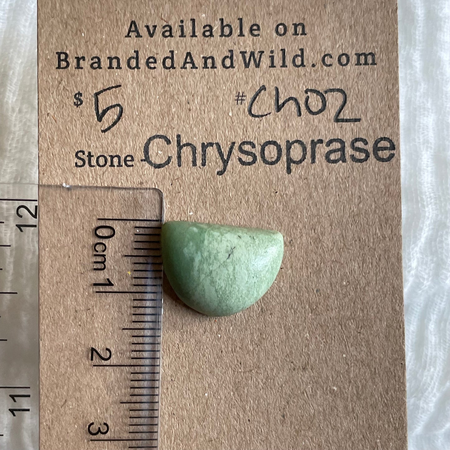 Chrysoprase Cabochon - Ch02
