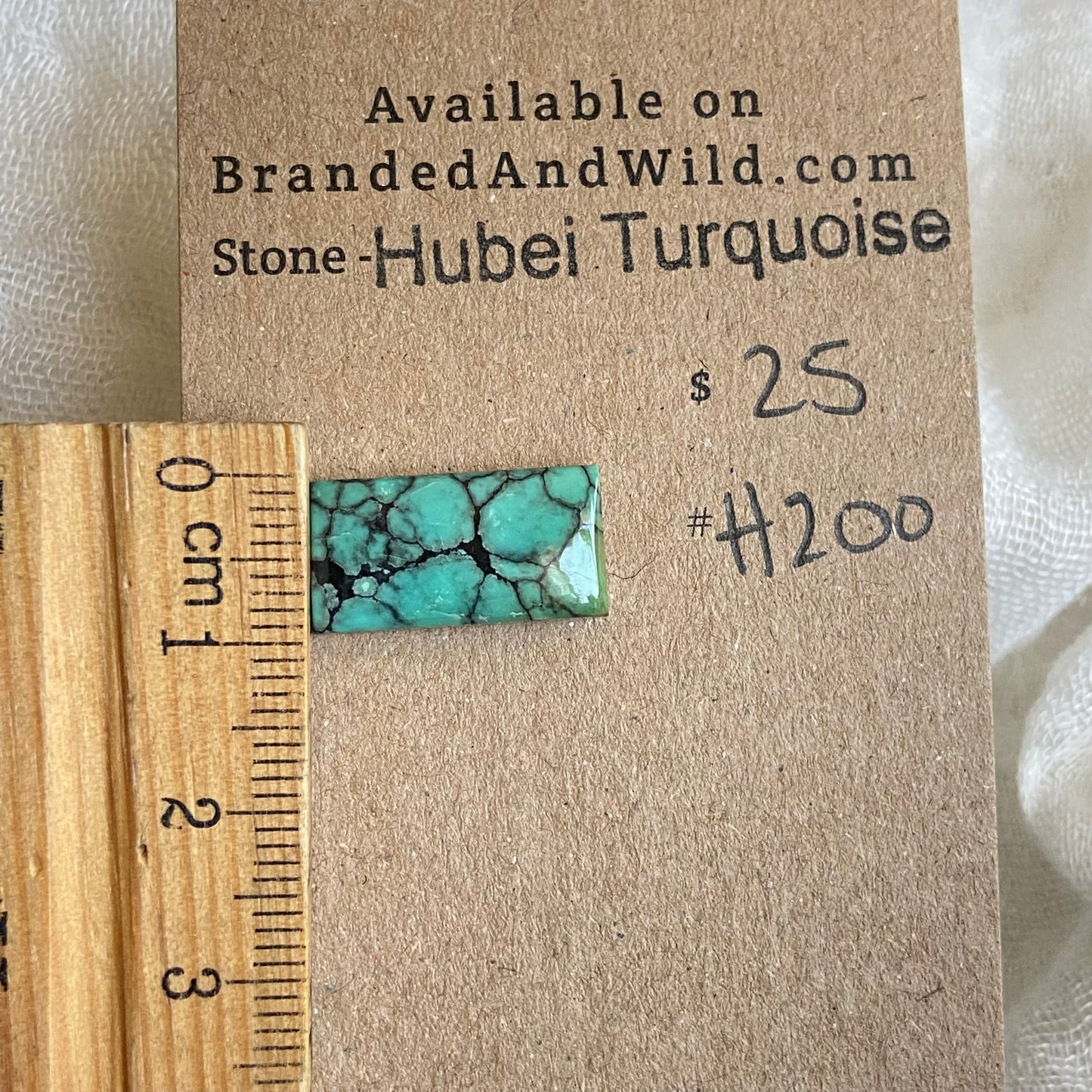 Hubei Turquoise Cabochon - H200 3A0AF155-5C18-44CC-88B8-98CF9BA958E5 Brandedandwild.com