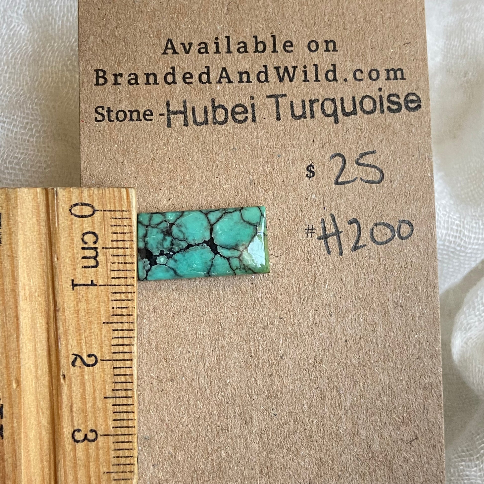 Hubei Turquoise Cabochon - H200 3A0AF155-5C18-44CC-88B8-98CF9BA958E5 Brandedandwild.com