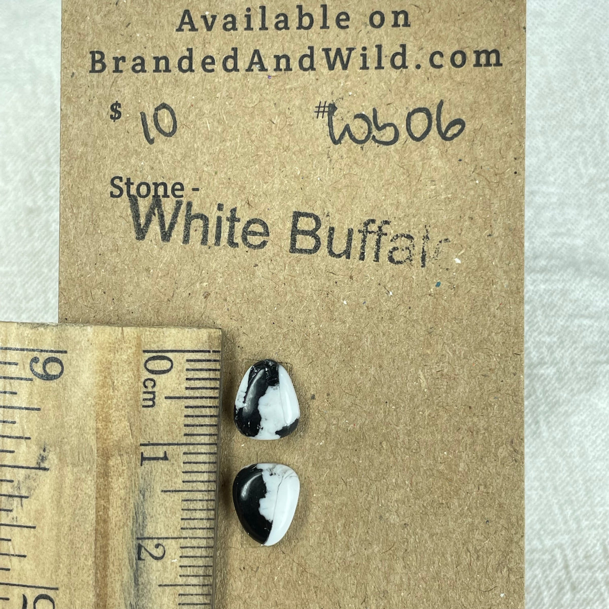 White Buffalo Cabochon - WB06 3A0D351B-E22F-4D03-AE66-557008E67854 Brandedandwild.com