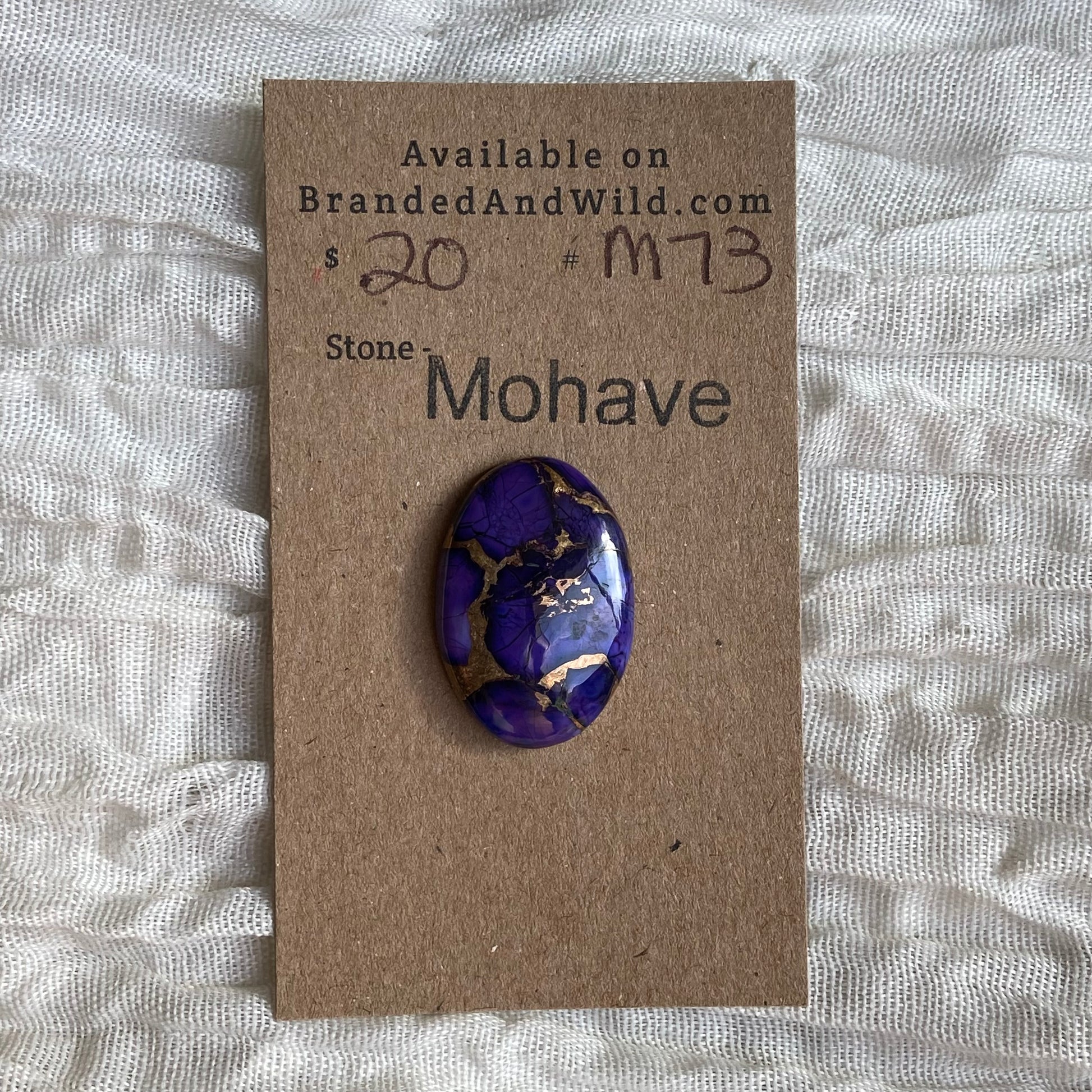 Mohave Cabochon - M73 Cabochon 3A1E6DAB-0B92-4A6A-9E21-29DD8AA11C6B Brandedandwild.com