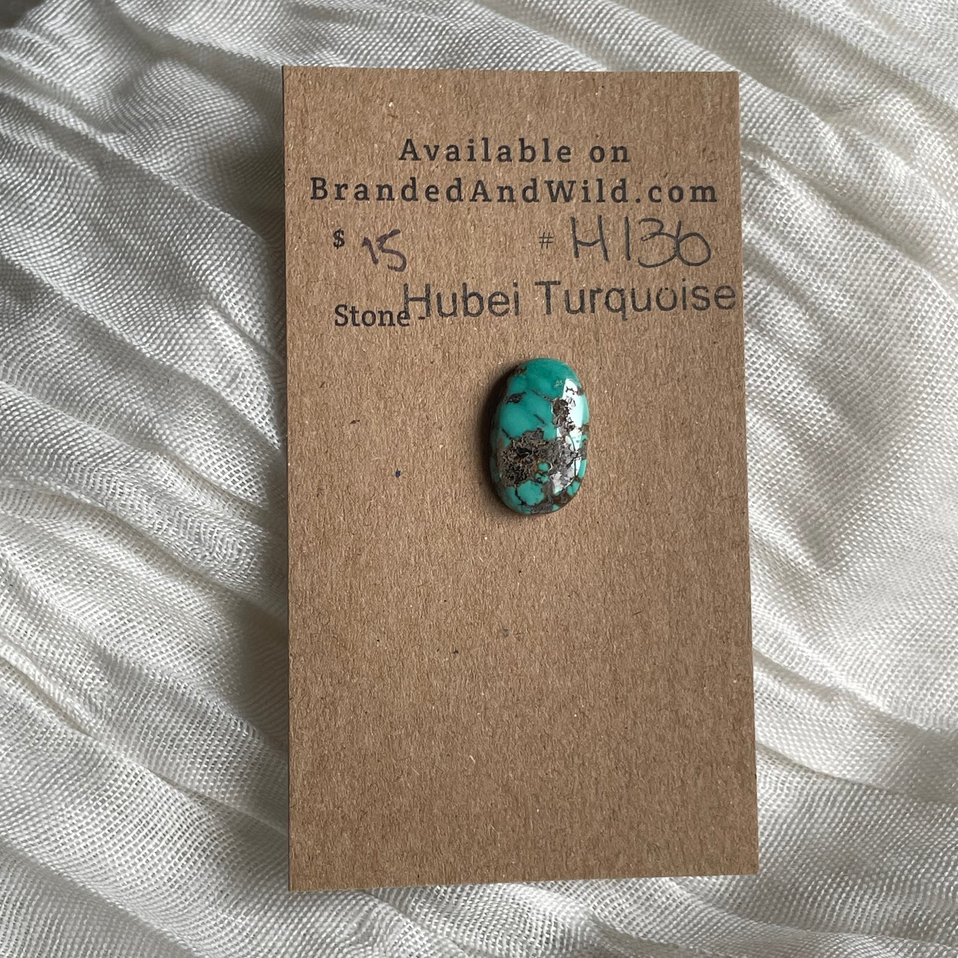 Hubei Turquoise Cabochon - H136 3A292B18-2540-4C80-9629-E034895F61A0 Brandedandwild.com