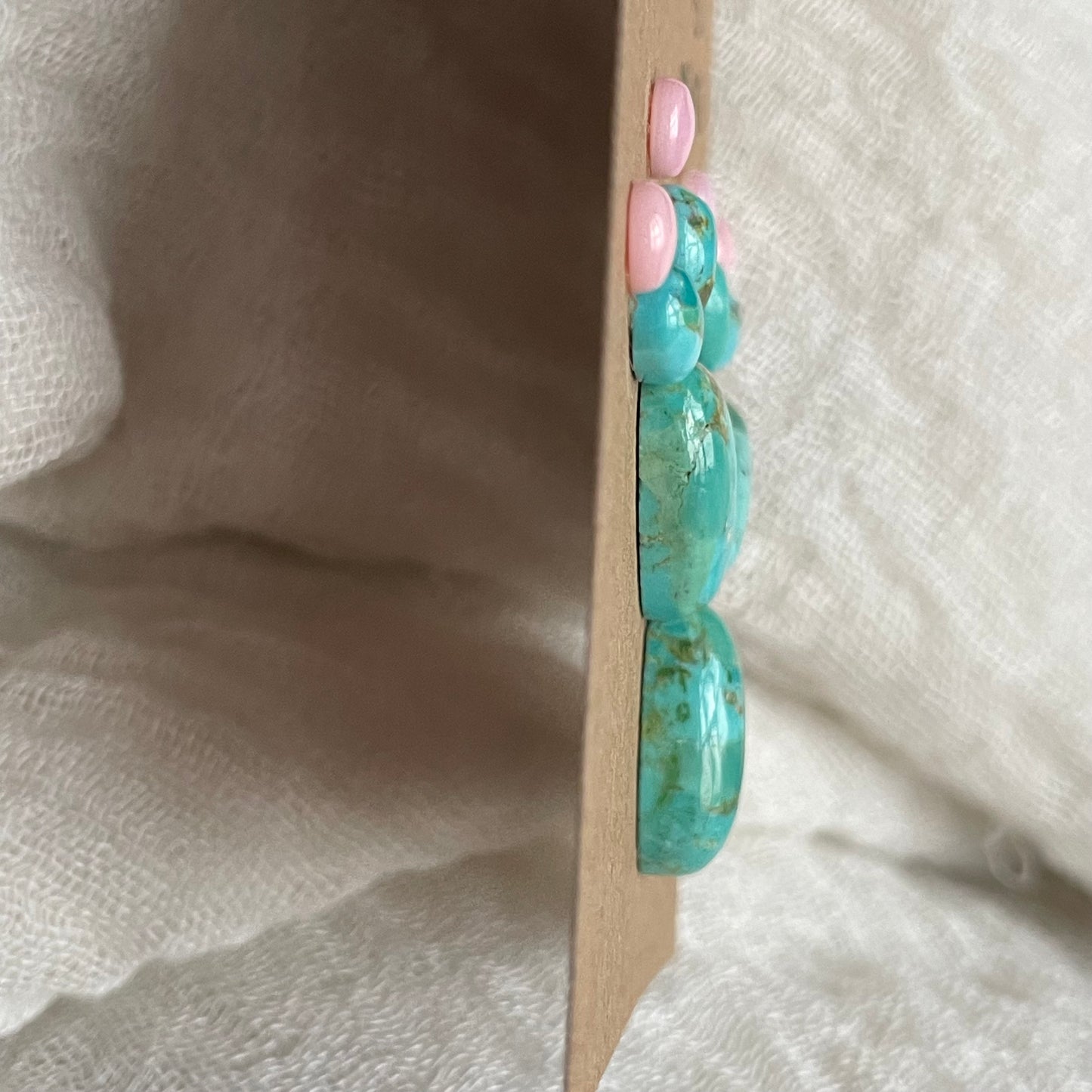 Kingman / Pink Conch Cabochon - Mix151 3A589E1D-3520-4BD5-A32A-C15D3DEE9A30 Brandedandwild.com