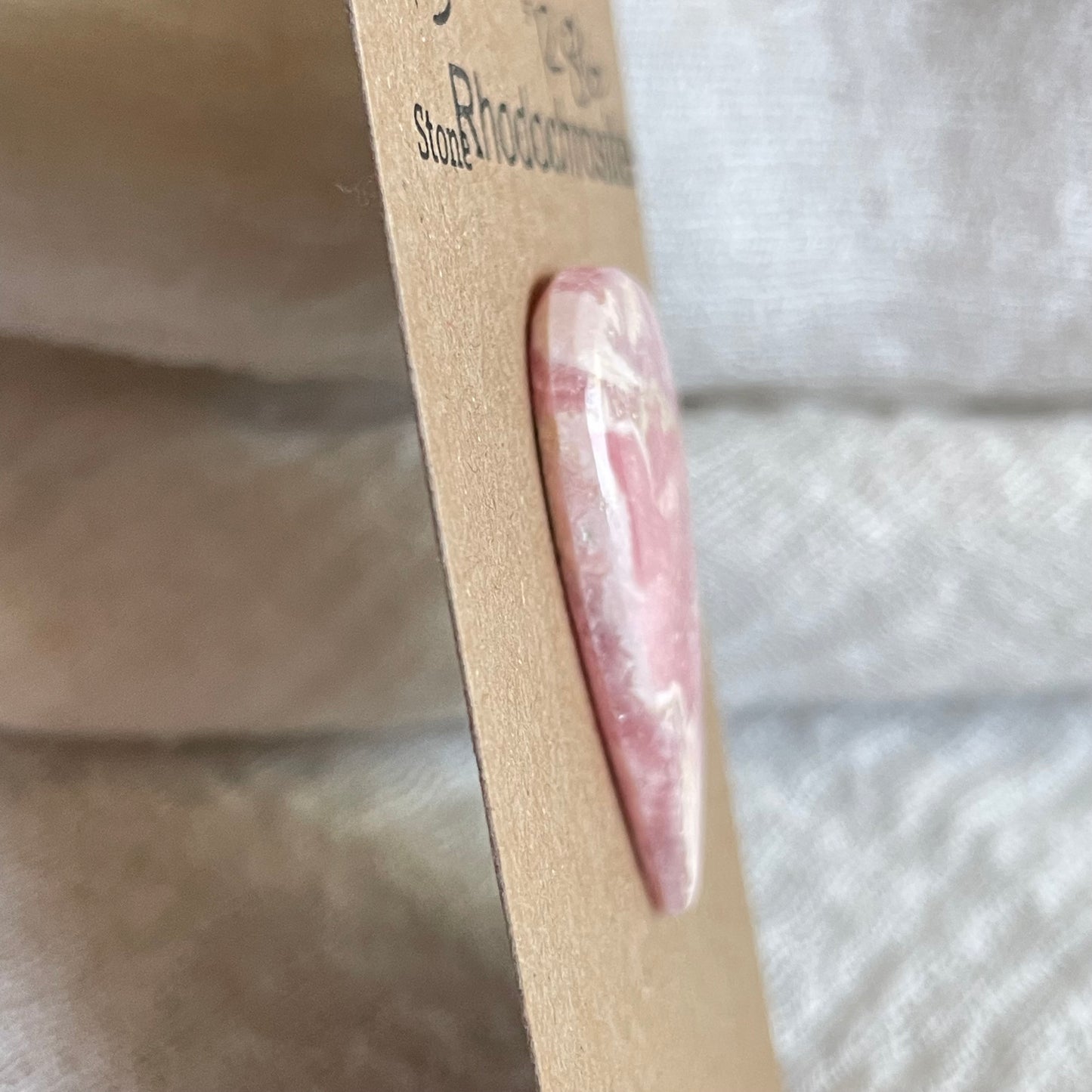 Rhodochrosite Cabochon - R86 3A65B435-45BC-4AA8-A6CD-141D7C0BCF85 Brandedandwild.com