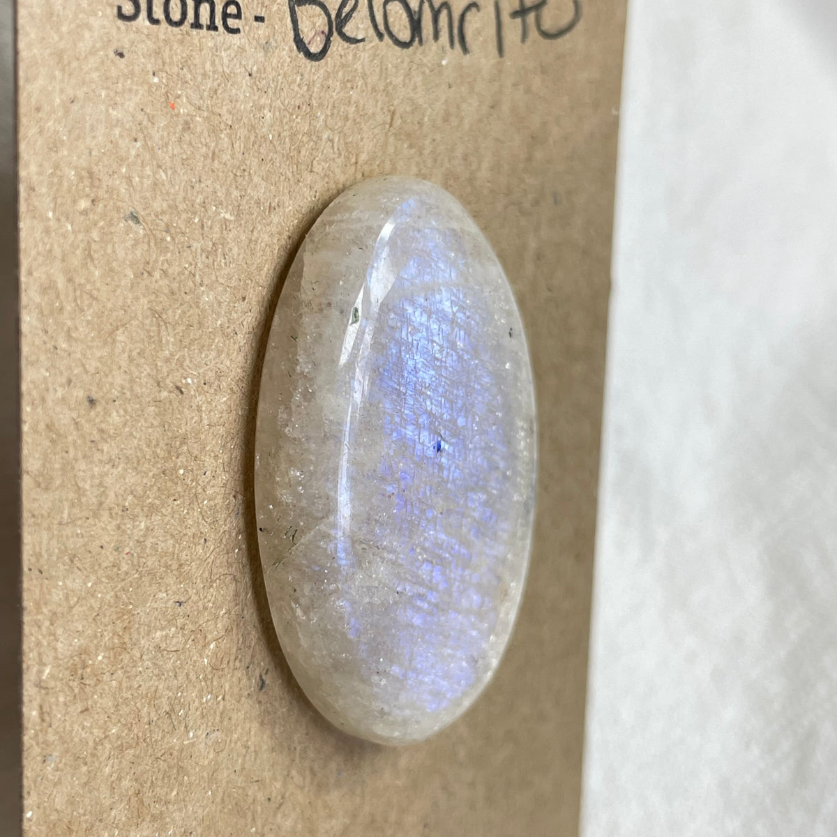 Belomrite Moonstone Cabochon - MB10 3A7B257B-A9BF-469C-94D5-01DEB8C4E27C Brandedandwild.com