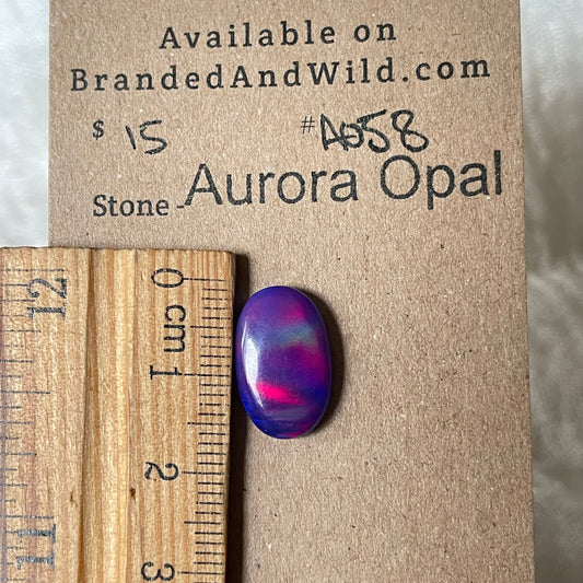 Aurora Opal Cabochon - A058 3A7BF960-A870-431D-A4BA-13C1F252A2BC Brandedandwild.com