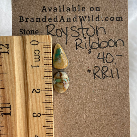 Royston Ribbon Turquoise cabochon RR11