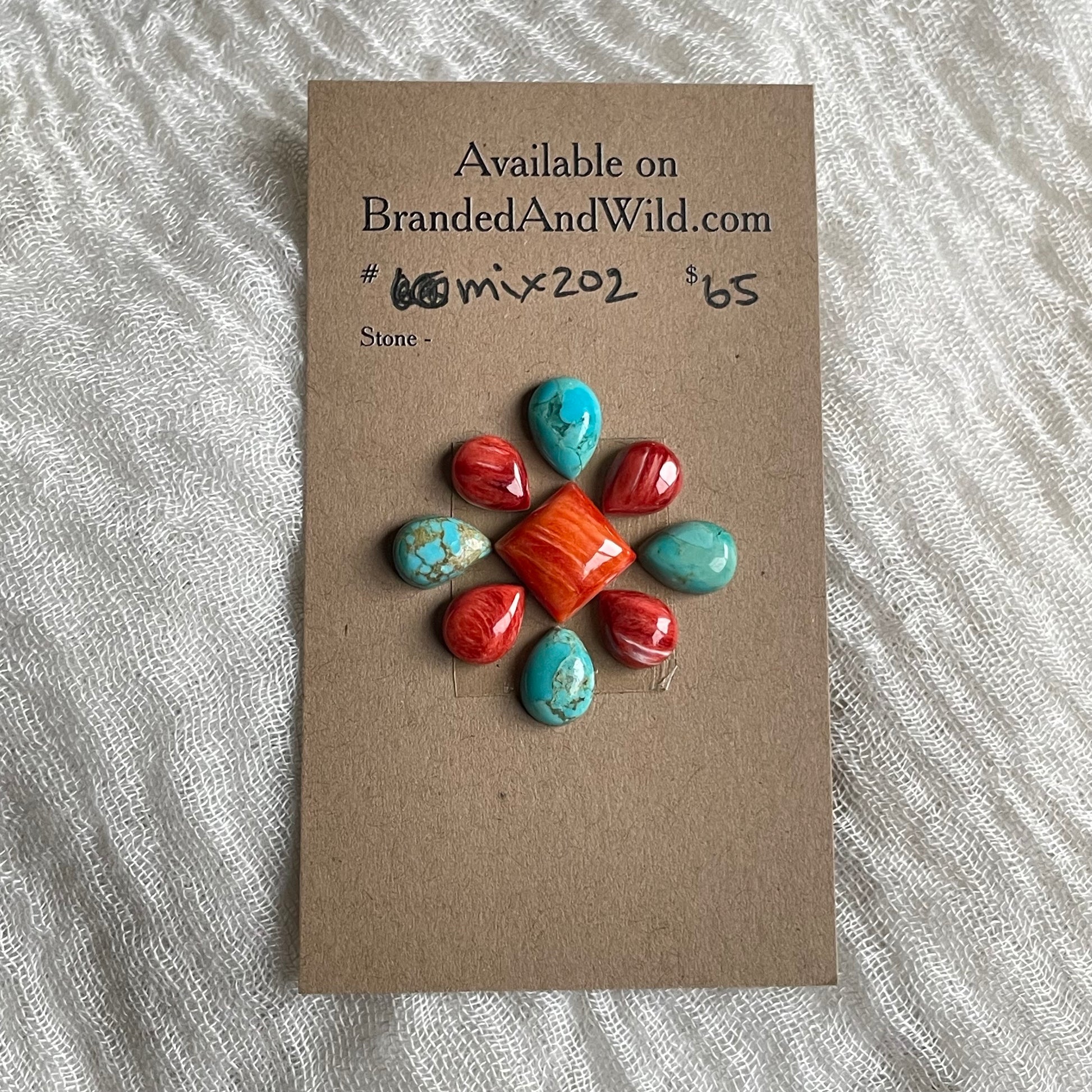 Kingman Mix Cabochon - MIX202 3A96852D-6F15-4936-AF5A-FA6177495D20 Brandedandwild.com