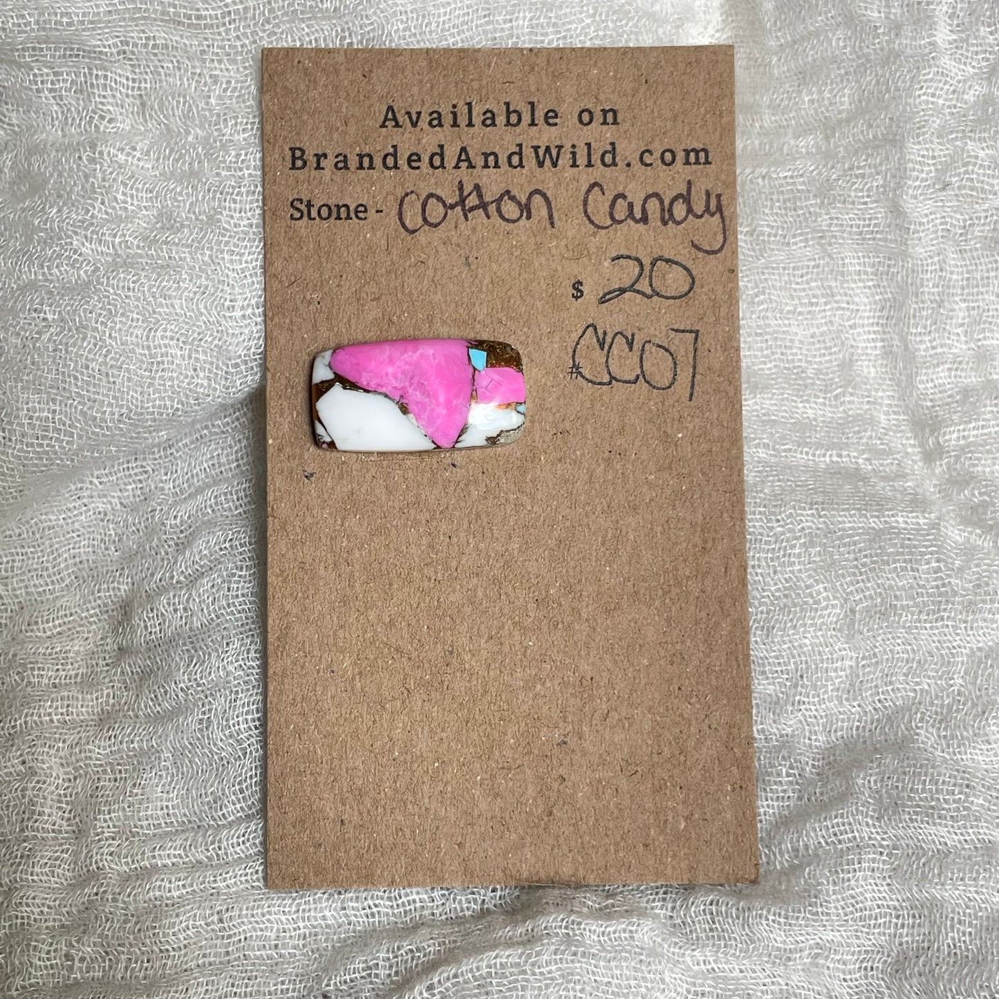 Cotton Candy Cabochon - CC07 3A9DA668-B90C-4D6C-BC5F-2F59F849F9D1 Brandedandwild.com