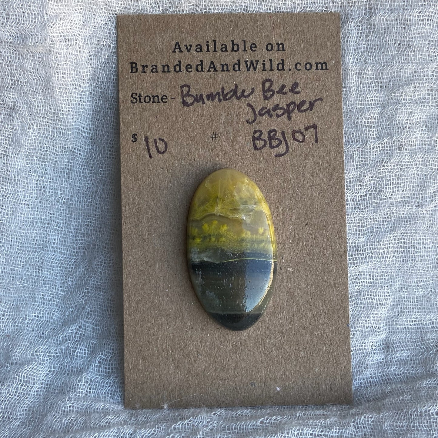Bumblebee Jasper Cabochon - BBJ07