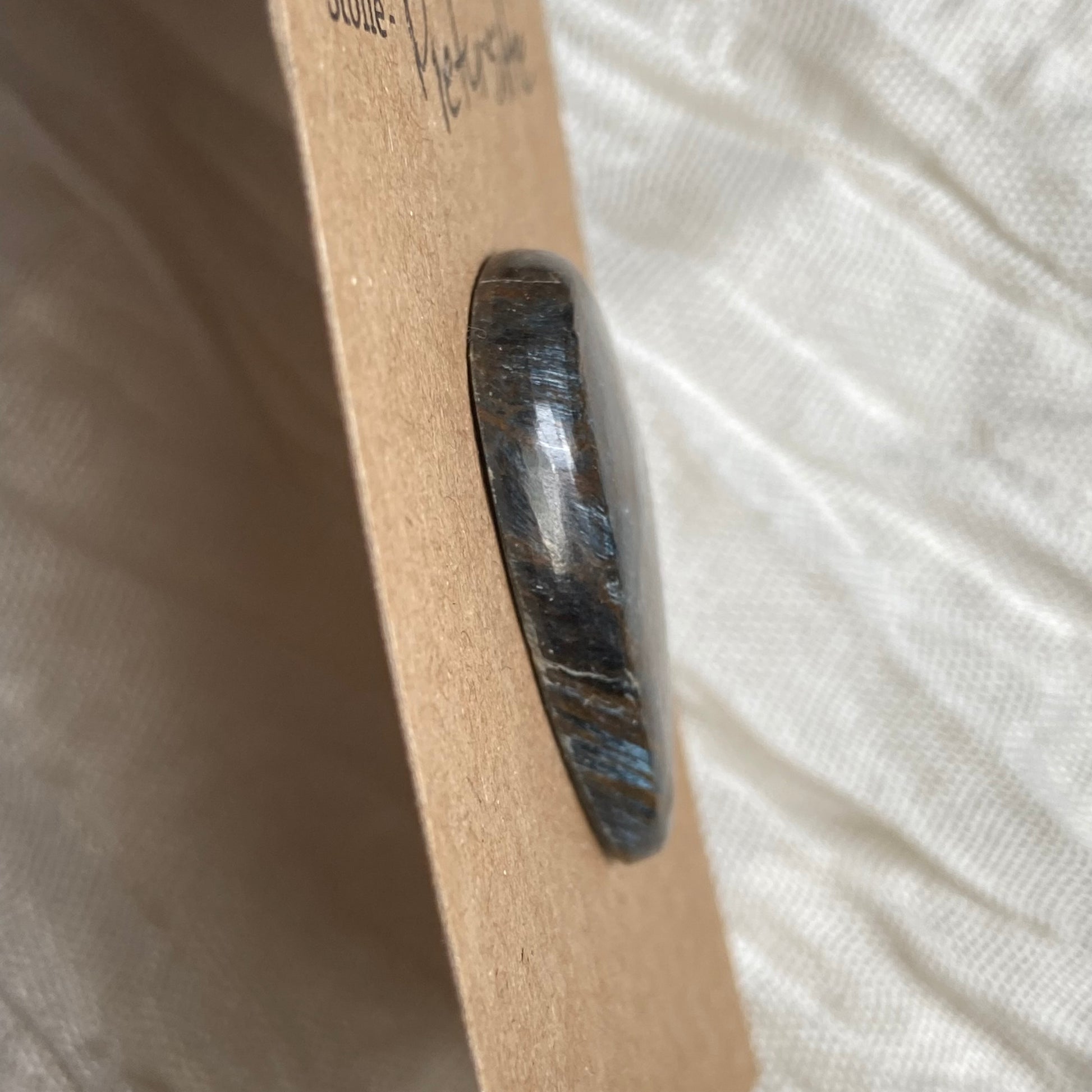 Pietersite Cabochon - PT20 3AF6B530-577F-4982-AC0A-EB5ACEAC708A Brandedandwild.com