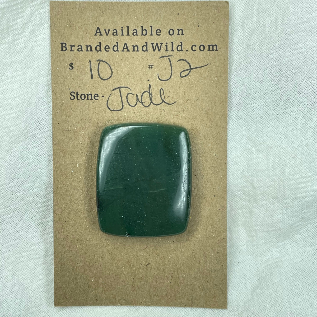 Jade Cabochon - J2 3B0472C0-3240-40BF-97C2-5C501CE7B04C Brandedandwild.com