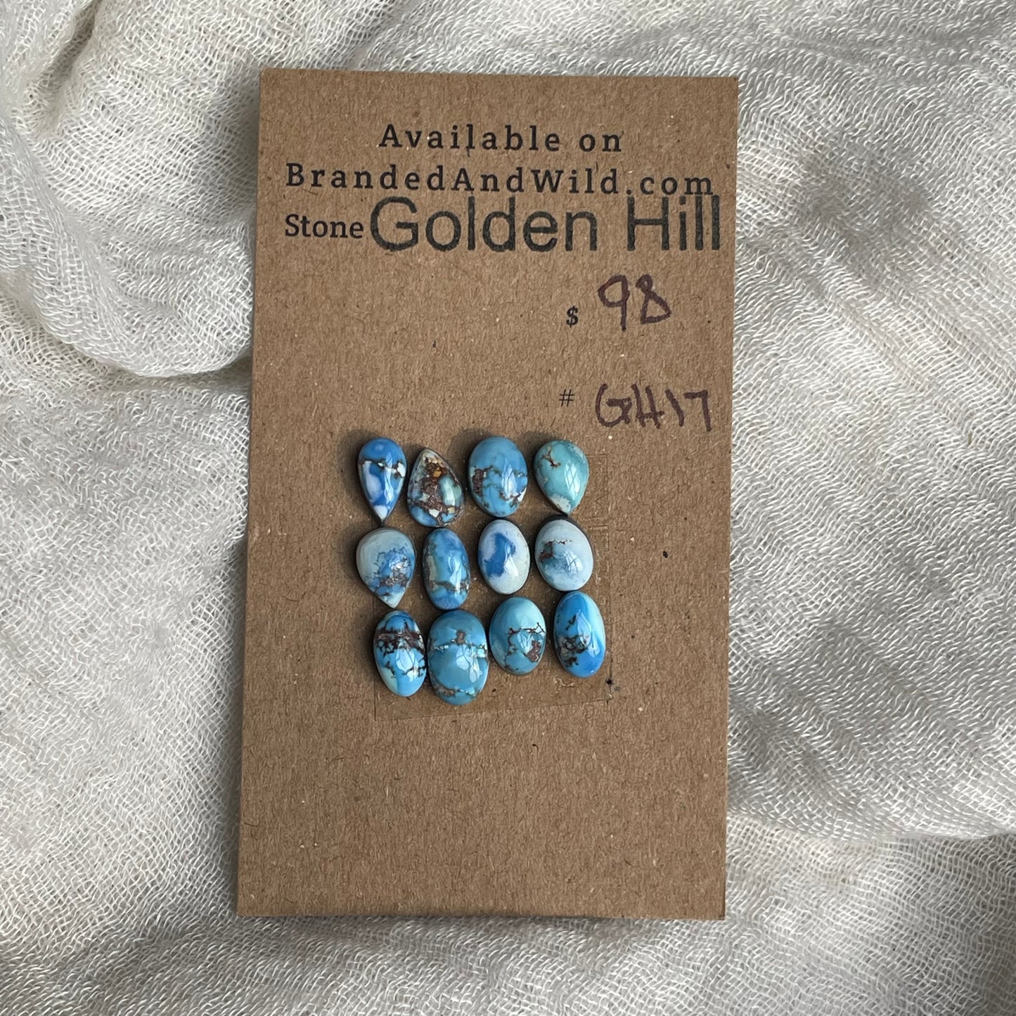 Golden Hill Turquoise Cabochon - GH17
