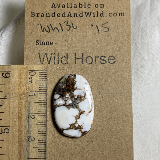 Wild Horse Cabochon - WH136 3B09DB47-9532-413F-80EE-0C6309D977F8 Brandedandwild.com