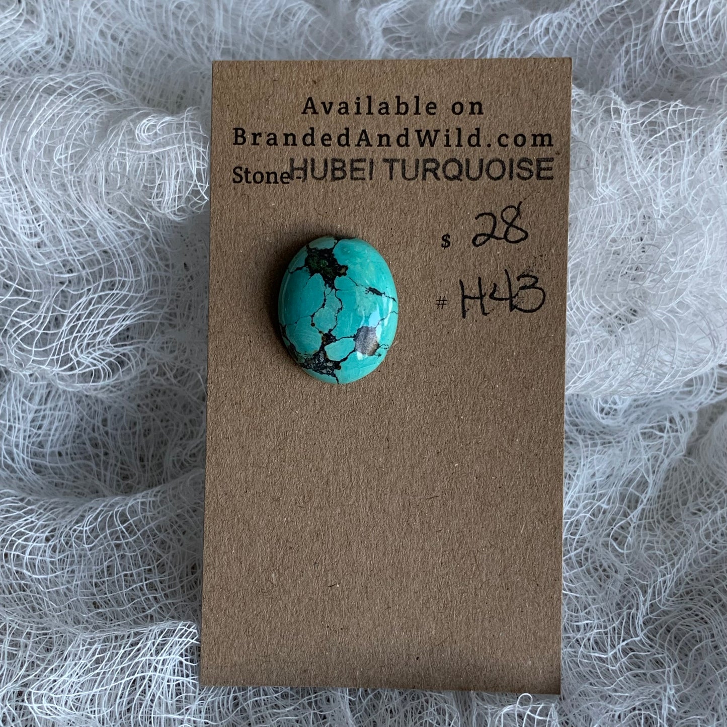 Hubei Turquoise Cabochon - H43