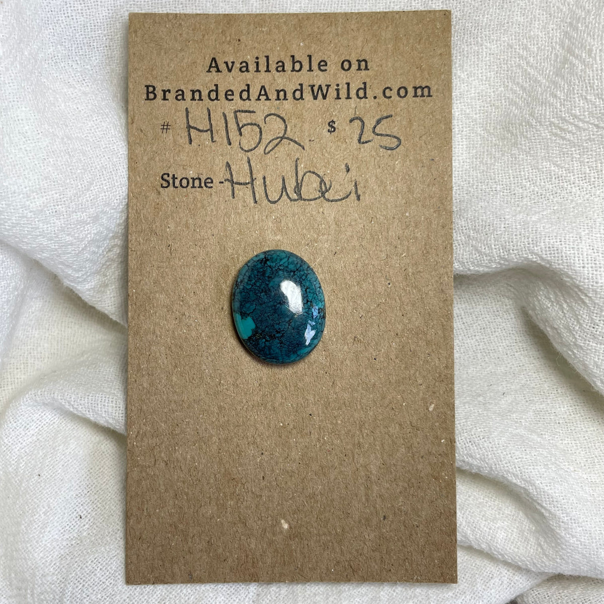 Hubei Turquoise Cabochon - H152 3B5CF98C-4391-41F5-9461-3B3CC1753CF7 Brandedandwild.com