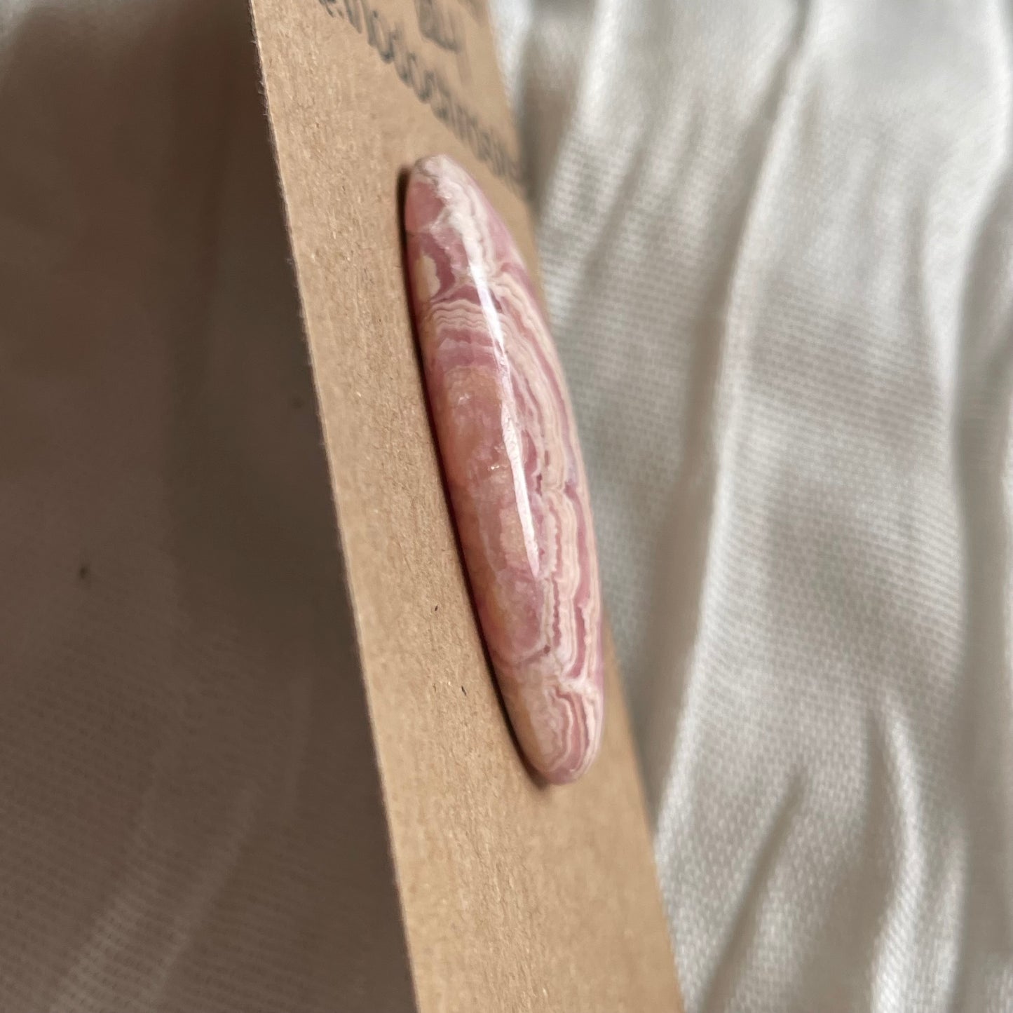 Rhodochrosite Cabochon - R24 3B6BBDB0-3717-4DC3-B1D6-59FE910CF661 Brandedandwild.com