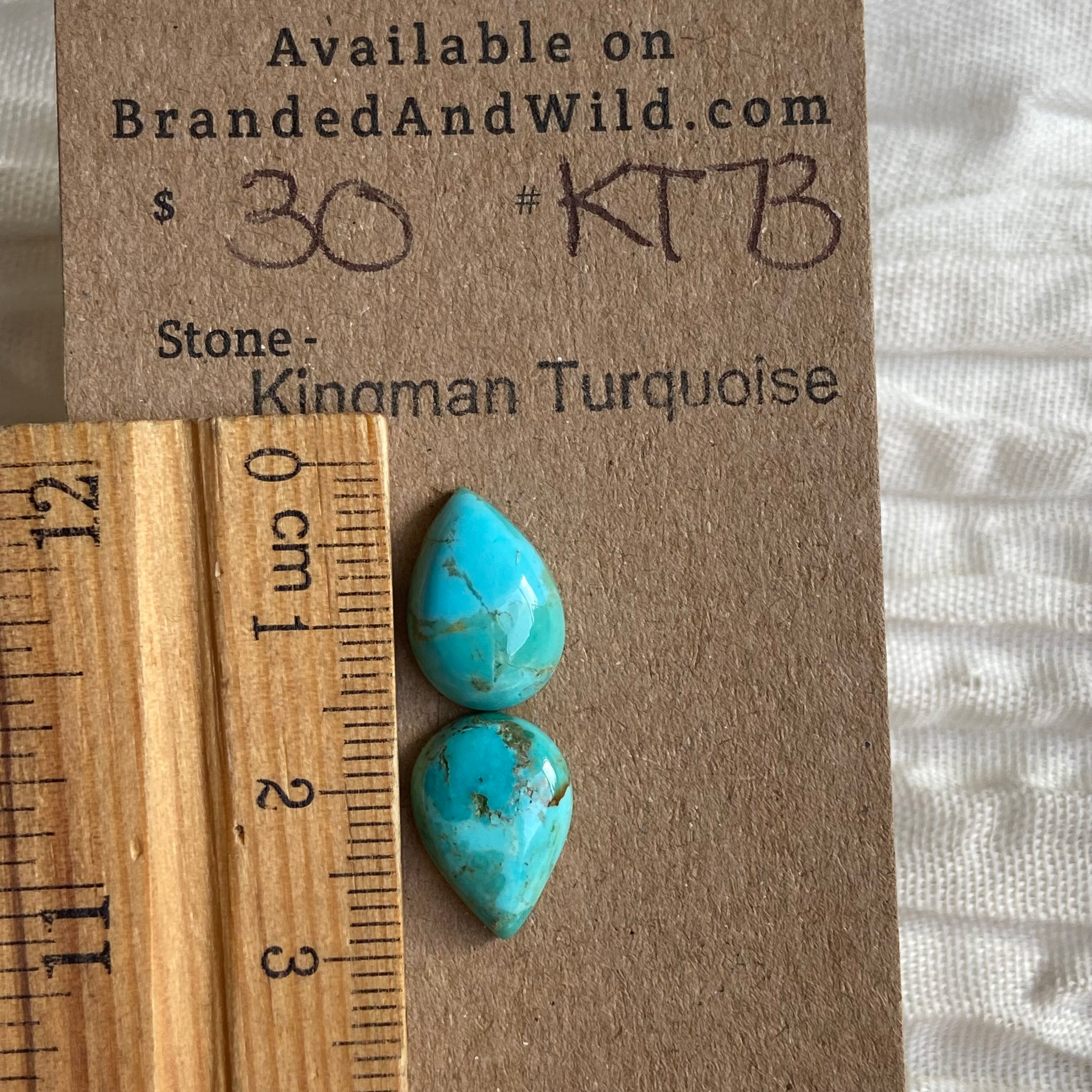 Kingman Turquoise Cabochon - KT73 3B7F45FA-6460-4F43-BFF2-DE7C89E2981A Brandedandwild.com