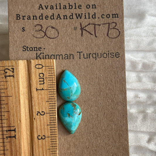 Kingman Turquoise Cabochon - KT73 3B7F45FA-6460-4F43-BFF2-DE7C89E2981A Brandedandwild.com