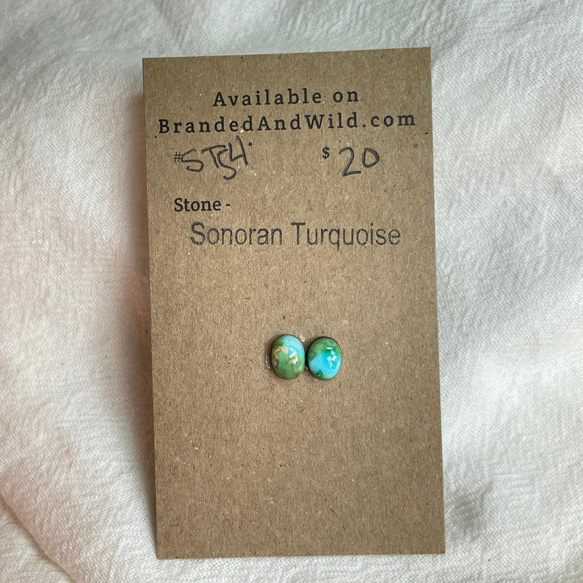 Sonoran Turquoise Cabochon - ST54 3B829229-02D6-4ED8-A1D8-2F7552F6D925 Brandedandwild.com