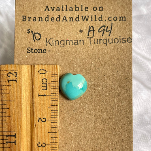 Kingman Turquoise Cabochon - KT94 3B895888-A349-4034-A4F1-40A84AFB6CC0 Brandedandwild.com