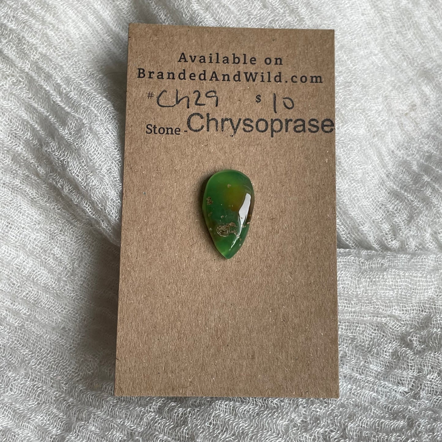 Chrysoprase Cabochon - Ch29