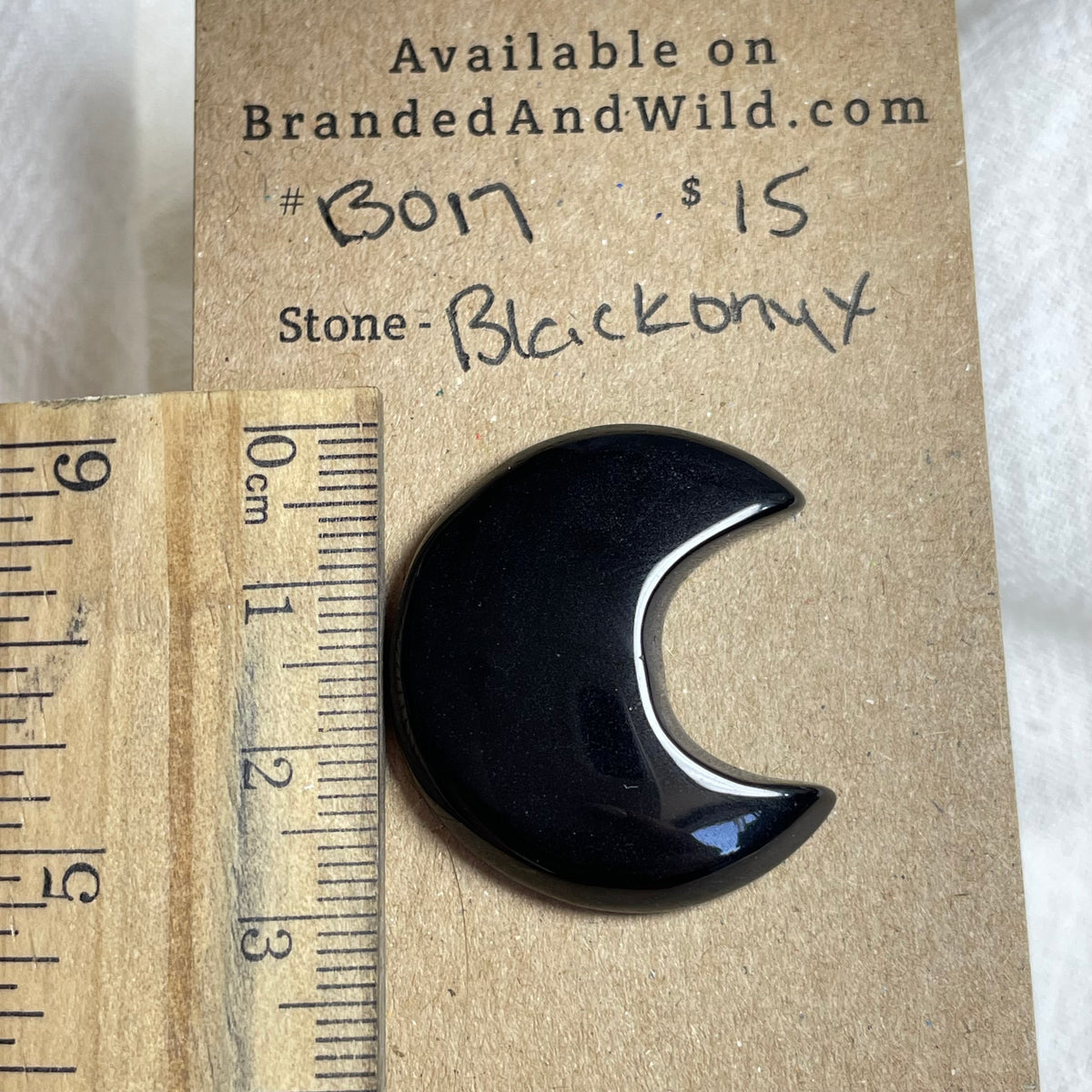 Black Onyx - Cabochon - B017 3BA2E448-7A58-472A-8513-192F5981A006 Brandedandwild.com