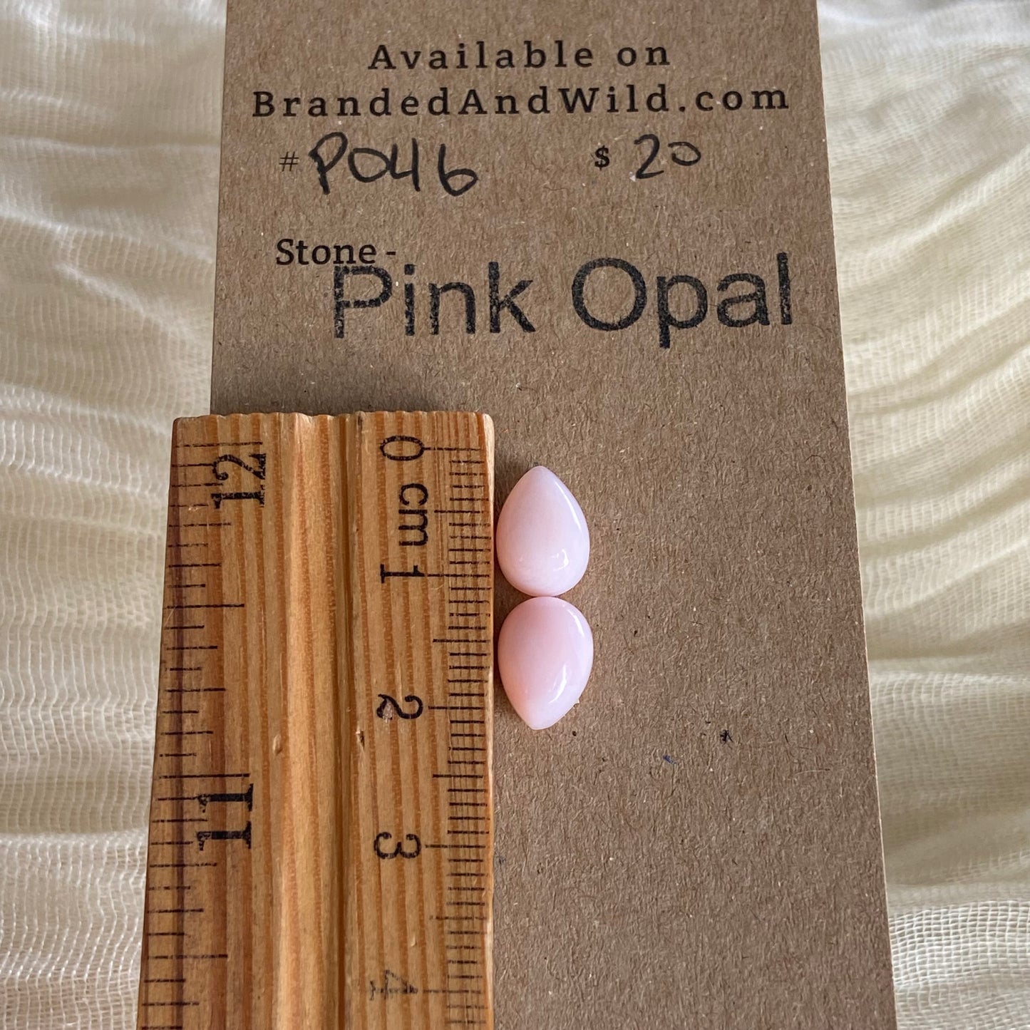 Pink Opal Cabochon - P046