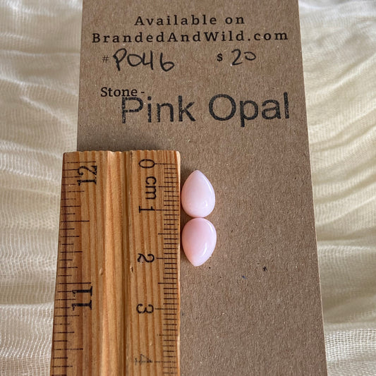 Pink Opal Cabochon - P046