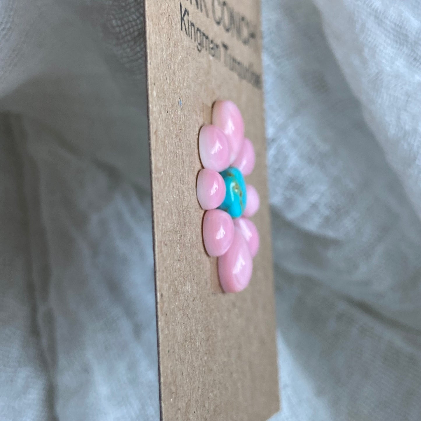 Pink Conch / Oyster Shell Cabochon - PK18