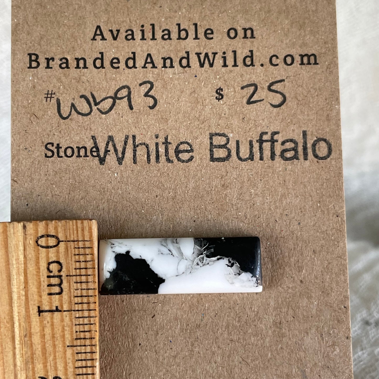White Buffalo Cabochon - WB93