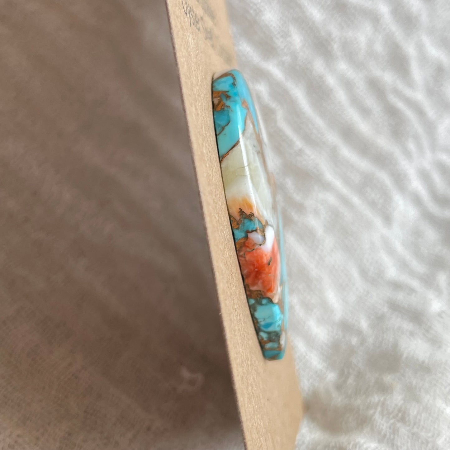 Turquoise, Oystershell, Copper Cabochon - TOC14 3C051678-E022-4AD3-AE5E-7D37CECE28D0 Brandedandwild.com