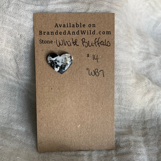 White Buffalo Cabochon - WB7