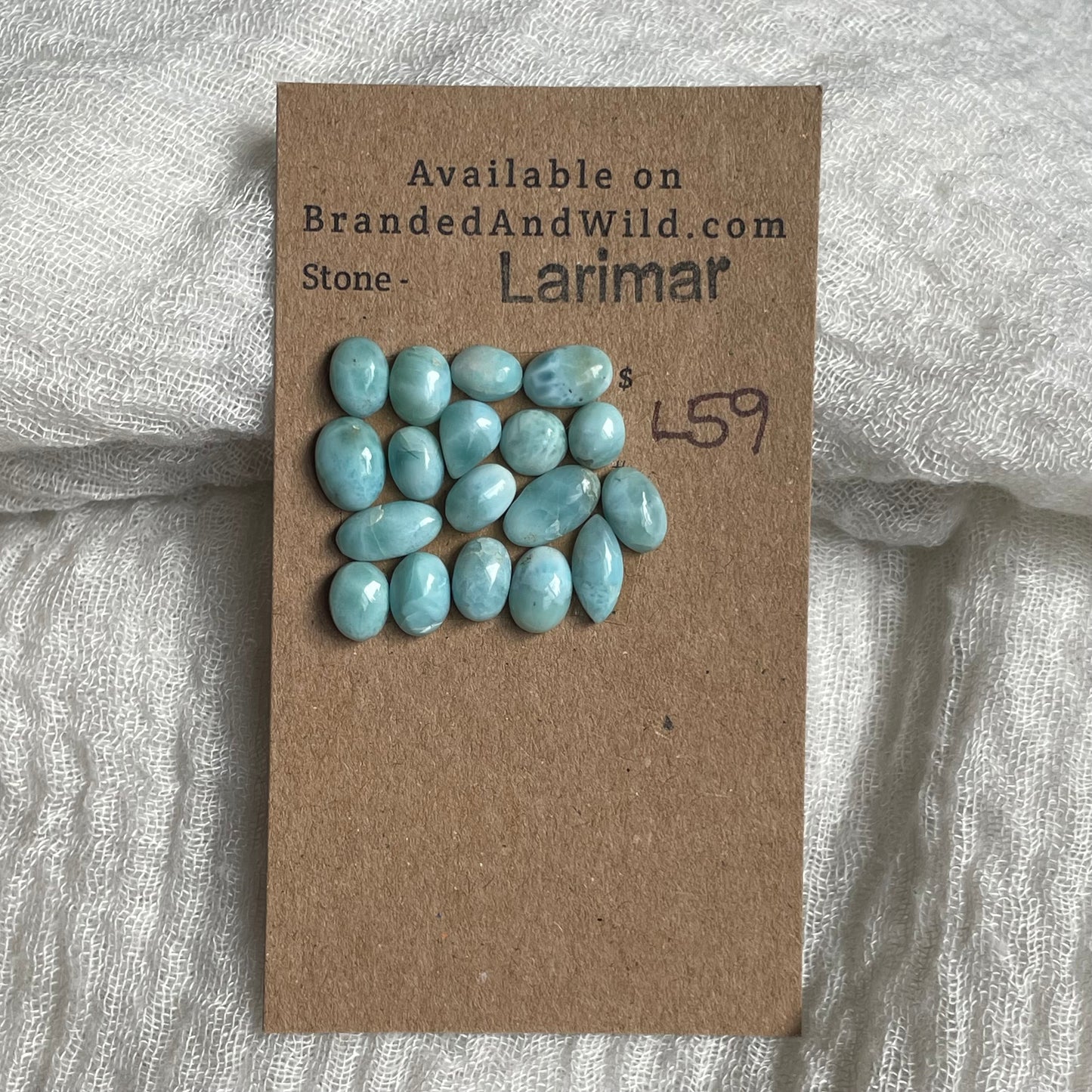 Larimar Cabochon - L59