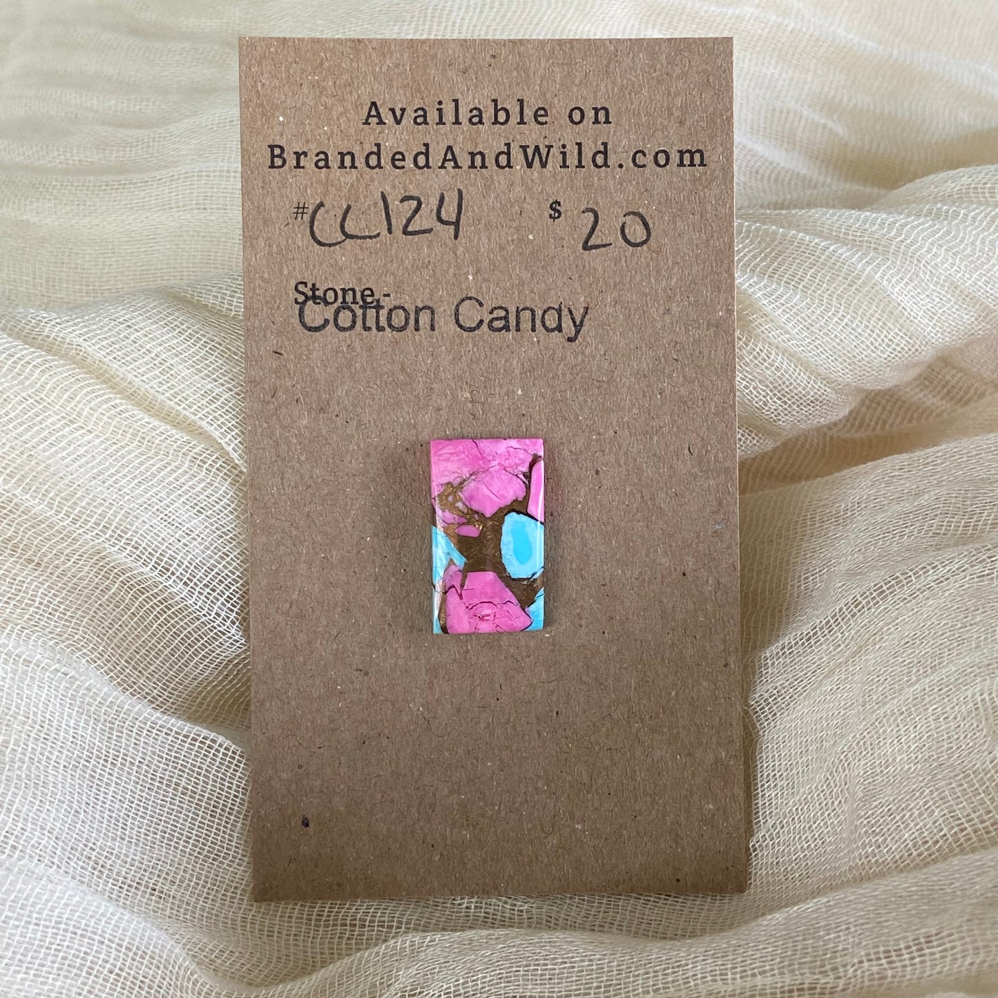 Cotton Candy Cabochon - CC124 3C3A7A99-A275-4A4D-A4F7-56E1C0EB4751 Brandedandwild.com