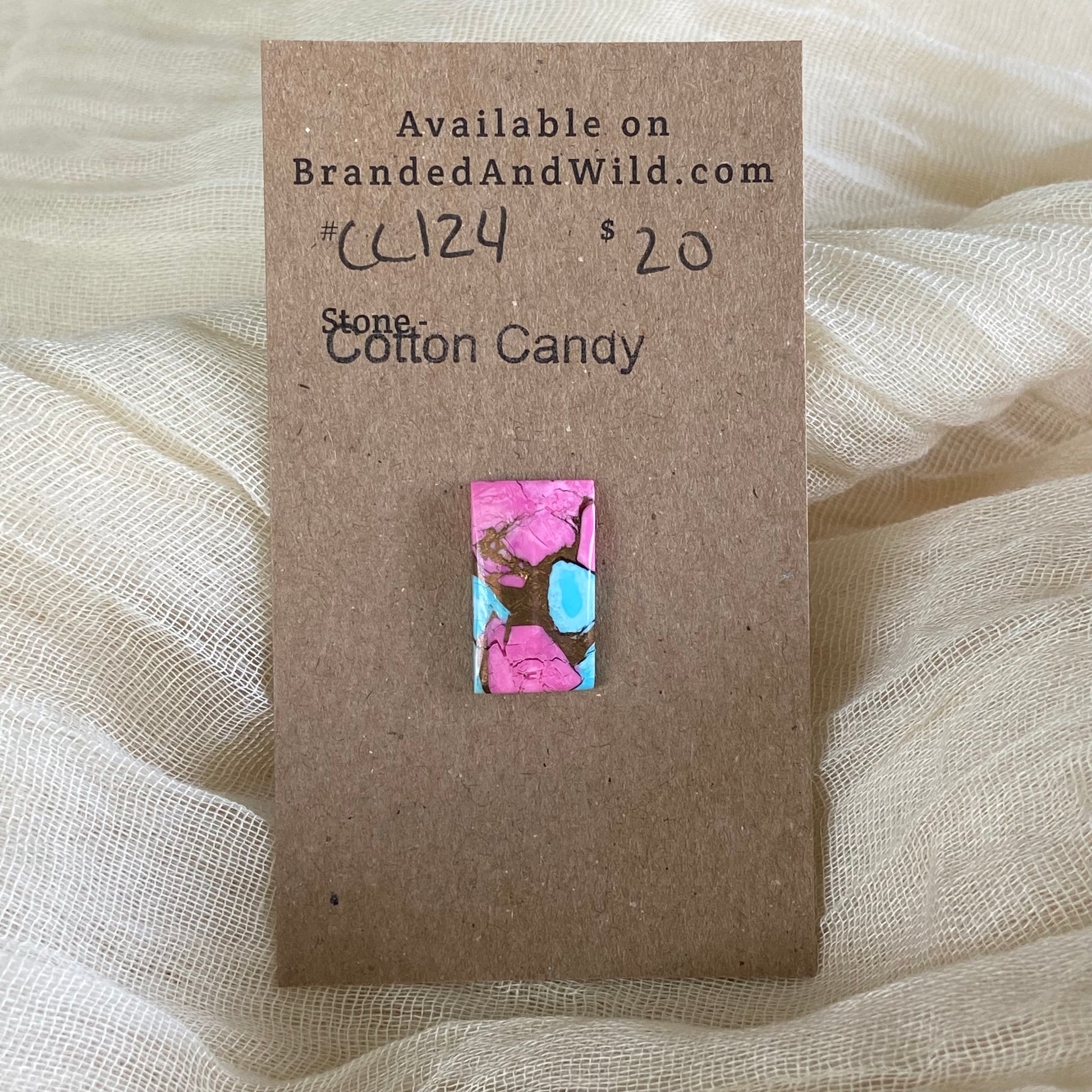 Cotton Candy Cabochon - CC124 3C3A7A99-A275-4A4D-A4F7-56E1C0EB4751 Brandedandwild.com