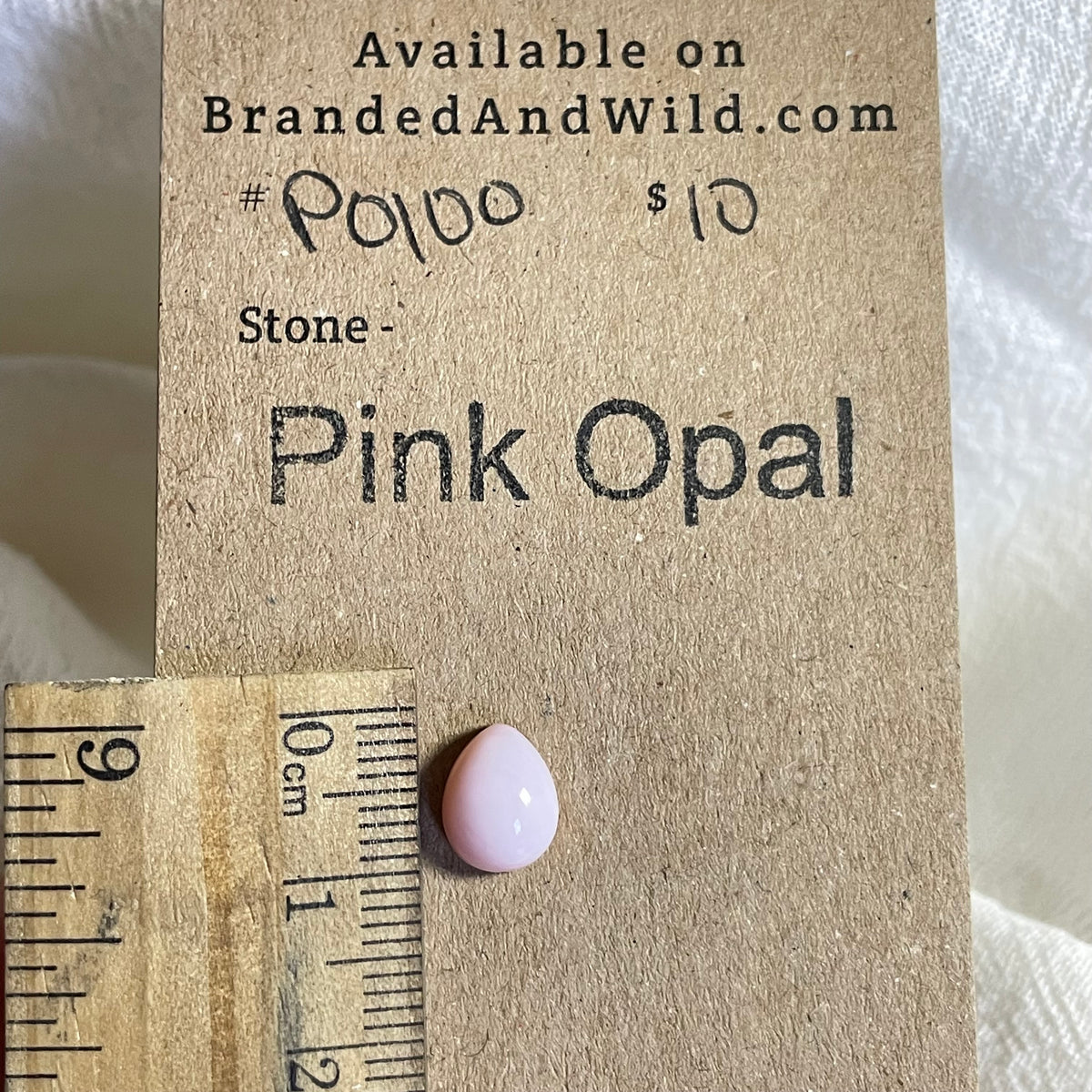 Pink Opal Cabochon - PO100 3C708624-70D8-429C-B224-099C72B5FE16 Brandedandwild.com