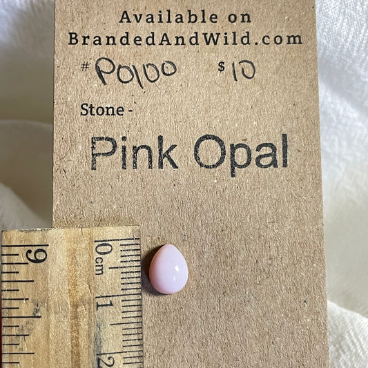 Pink Opal Cabochon - PO100 3C708624-70D8-429C-B224-099C72B5FE16 Brandedandwild.com
