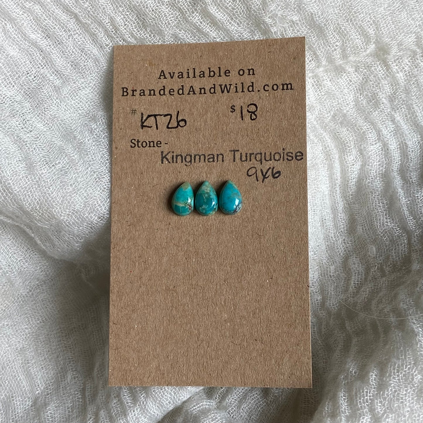 Kingman Turquoise Cabochon - KT26