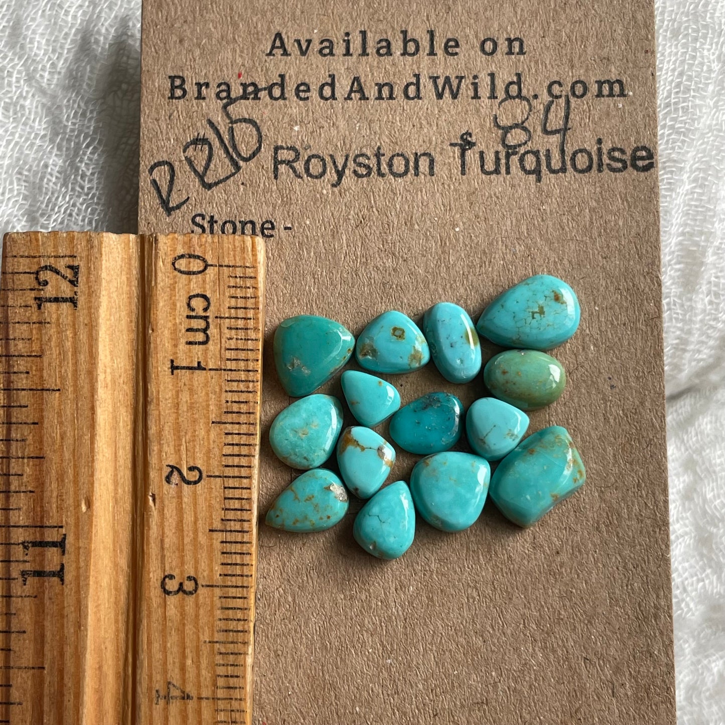 Royston Turquoise Cabochon - RR15 3C996C4C-6EEA-4AA4-848F-DE2F0A189248 Brandedandwild.com