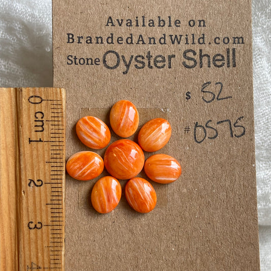Oystershell Cabochon - OS75 3CA64A79-AF3C-4E66-854D-3B36CEA3DB9C Brandedandwild.com