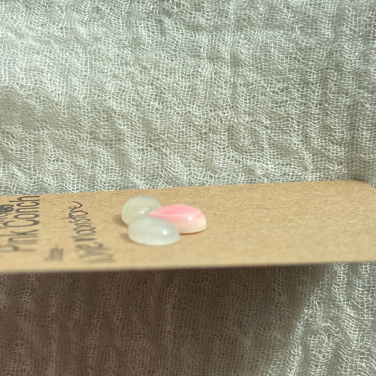 Pink Conch / White Moonstone- Mix168