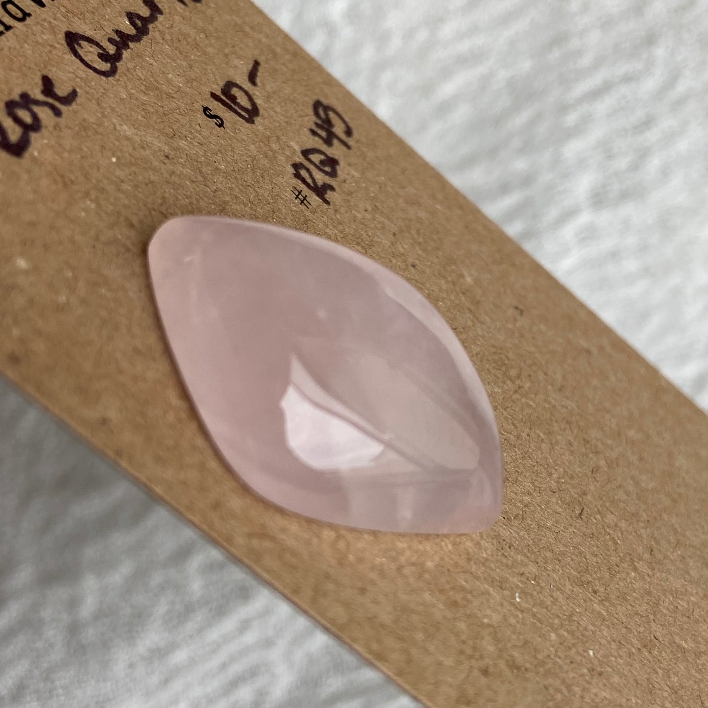 Rose Quartz Cabochon - RQ45