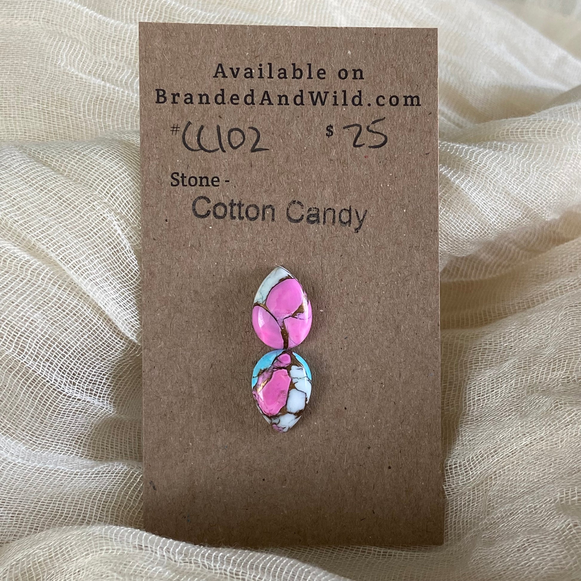 Cotton Candy Cabochon - CC102 3CC67166-5E60-4D83-B5EB-A73A1D0AAB3F Brandedandwild.com