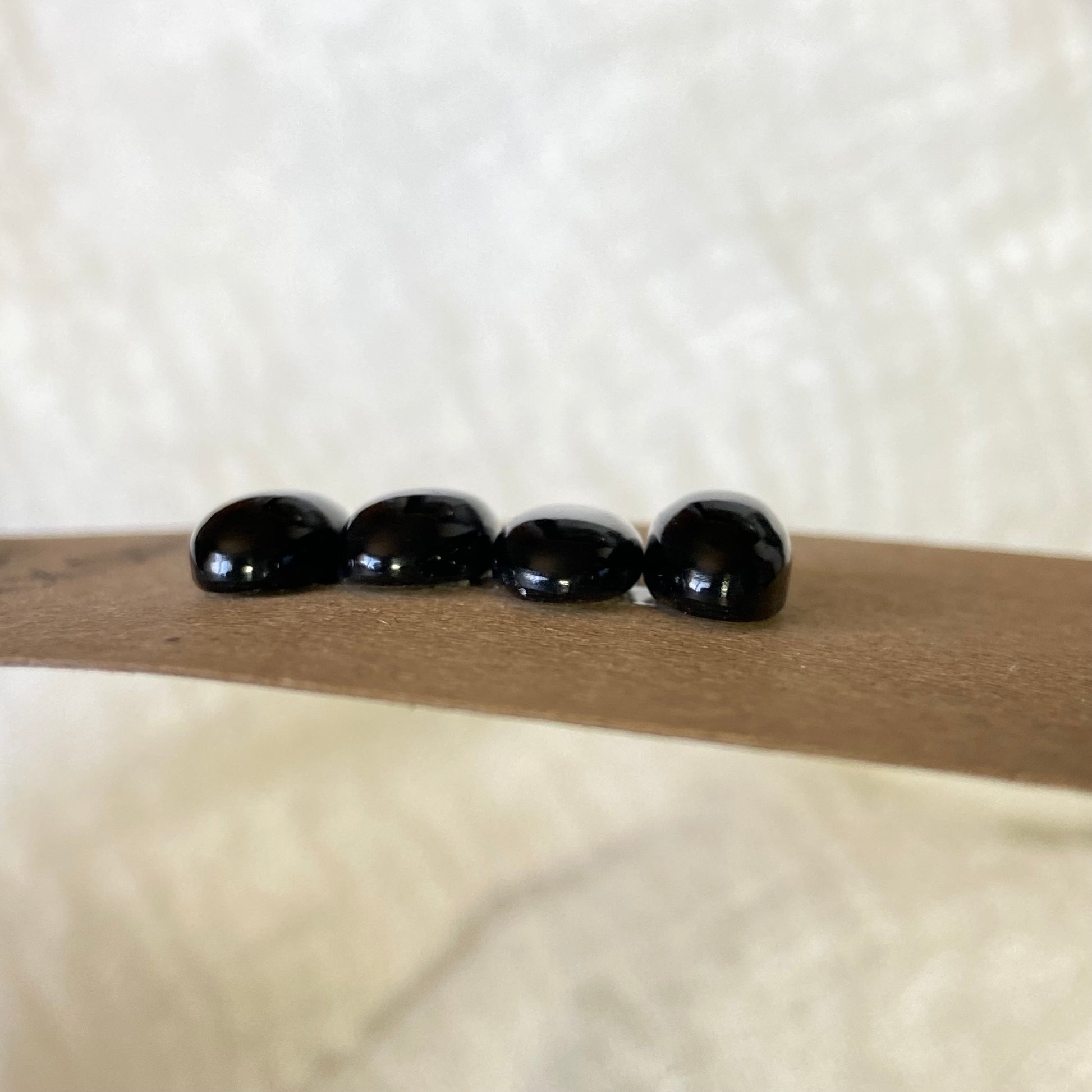 Black Onyx Cabochon - B029 3CCD088E-6773-4C69-9359-DCF40AEDDF1A Brandedandwild.com