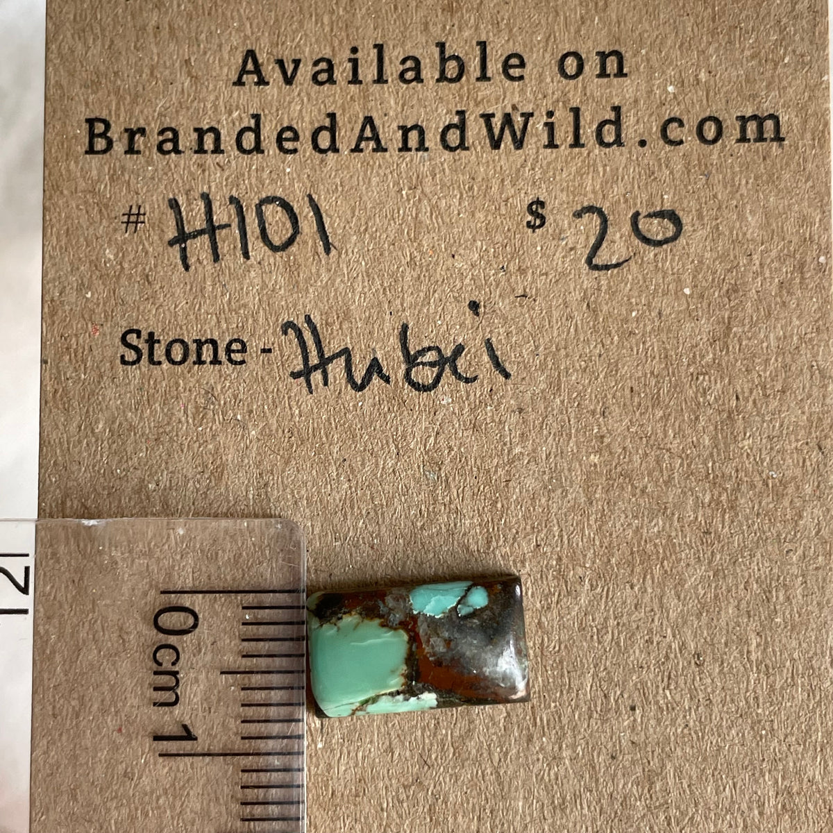 Hubei Turquoise Cabochon - H101 3CD106A9-DC4E-4D6C-9AAC-E3BBB2CD1D3D Brandedandwild.com