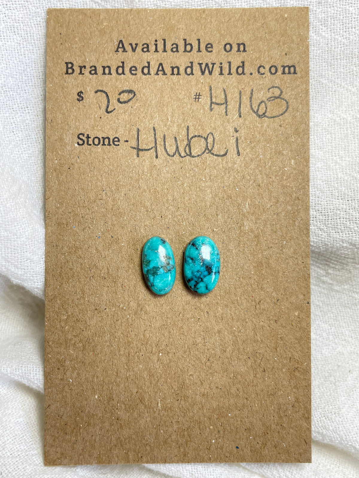 Hubei Turquoise Cabochon - H163 3CD1D711-7981-484D-B2CD-3E36D3658203 Brandedandwild.com