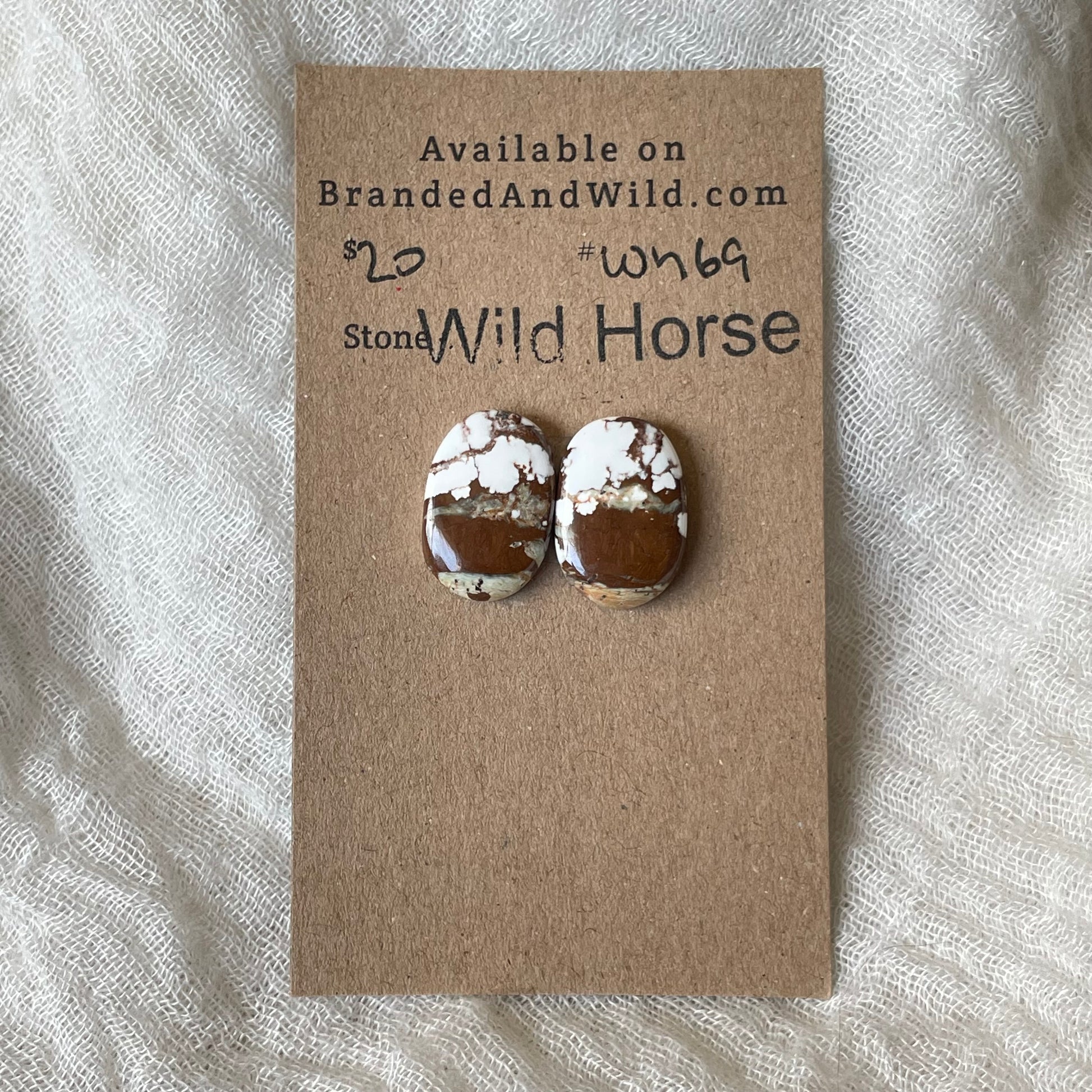 Wild Horse Cabochon - WH69 3CD7FBDF-EB69-42DE-AD08-AB954B816CAA Brandedandwild.com