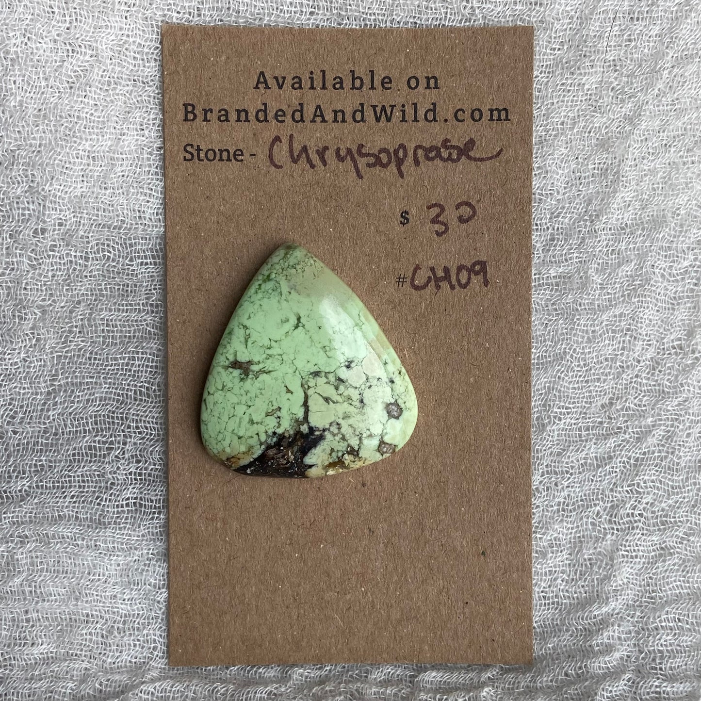 Chrysoprase Cabochon - Ch09